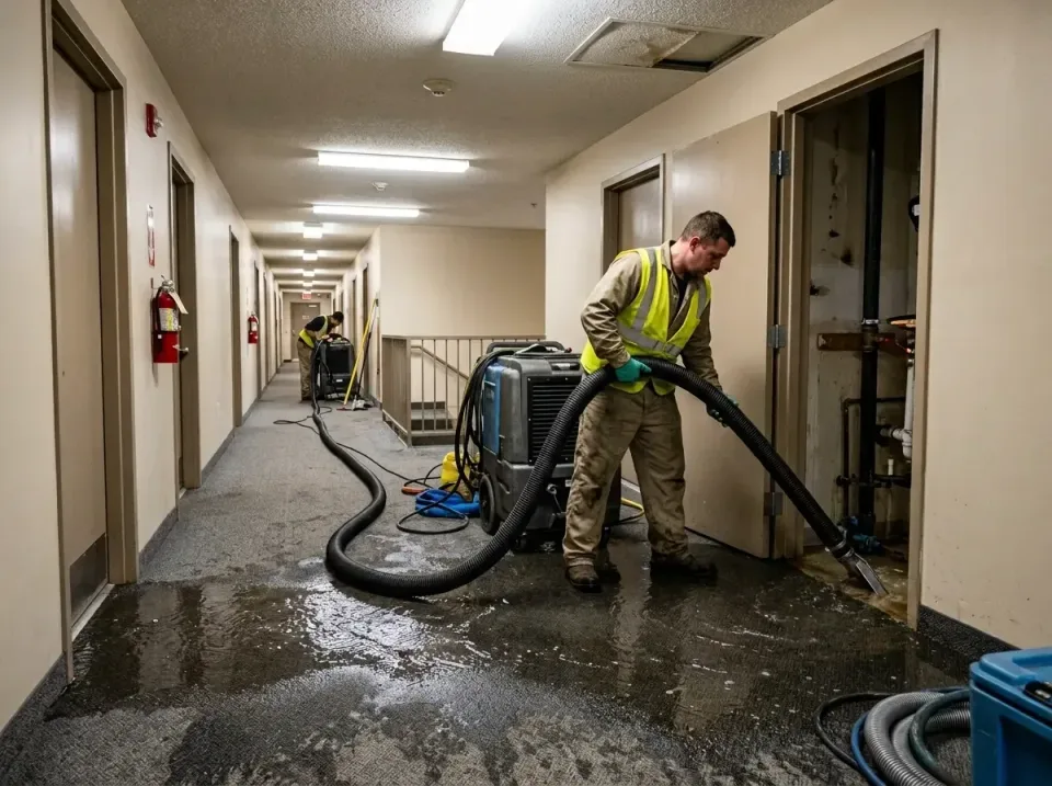 multi-unit-apartment-hallway-f-005 — frequently asked questions, Emergency Burst Pipe Water Extraction & Removal in Ada, OK